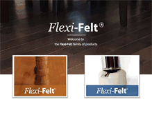 Tablet Screenshot of flexifelt.com